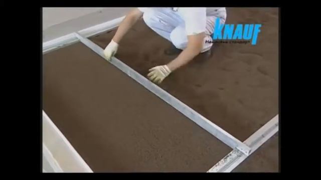 Монтаж сухой стяжки основания пола
