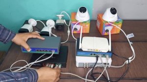 How to connect multiple poe switch with NVR and Router| IP Camera & POE Switch Wiring Connection