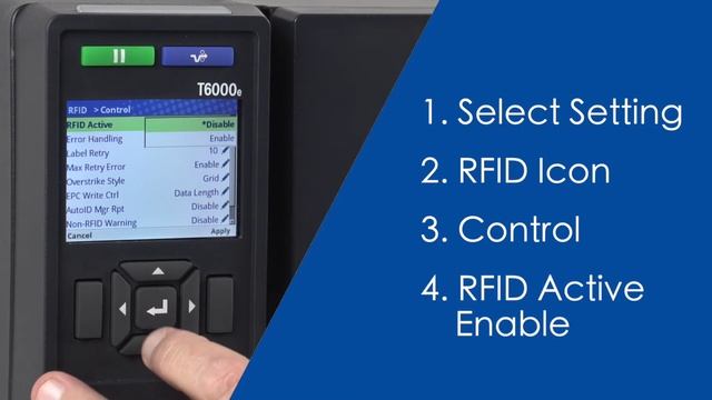 Printronix Auto ID: T6000e RFID Printer Calibration