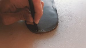 Making the Original Wanderer leather flip flop sandals by hand in The Sole Workshop.