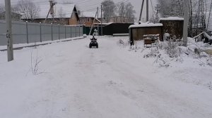 квадроцикл мотоленд вилд 125 по снегу без шипов и цепей