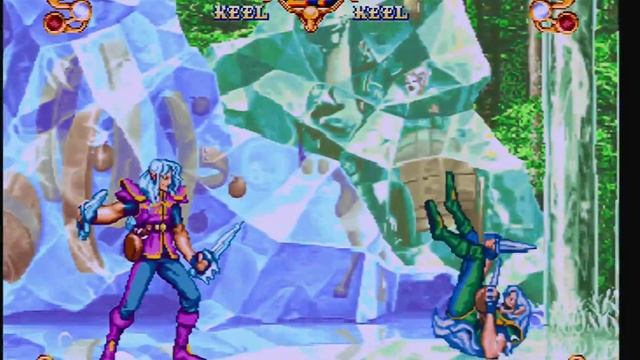 Golden Axe The Duel - Sega Saturn - Intro & arcade playthrough as Keel with ending [4K 50fps] смотреть онлайн