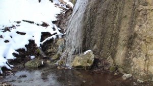 Крым, Судак 2022, Водопад Лесная Фея. Весенние снегопады и магия воды