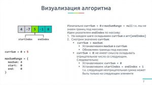 Интервью Google. Нахождение подмассива с максимальной суммой. Алгоритм Sliding Window