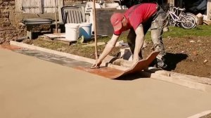 Как сделать имитацию доски из бетона