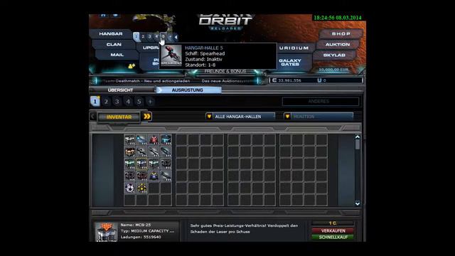 Darkorbit [DE7] Account смотреть онлайн