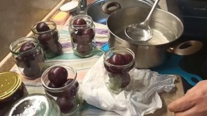 Маринованные сливы на зиму/Рецепт маринованных слив/ Консервированные сливы