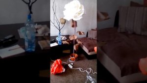 Большие ростовые цветы, цветы светильник, мак светильник из изолона