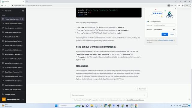 How do I add tab completion to the Python shell смотреть онлайн