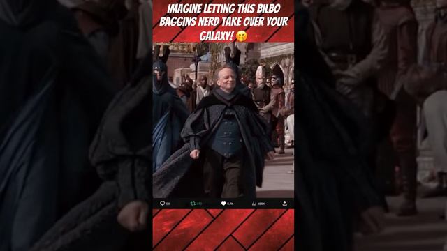 Bilbo Palpatine takes over the galaxy! #starwars #bilbobaggins #palpatine #ianmcdiarmid