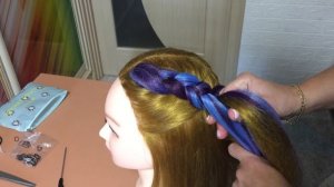 Как заплести канекалон? Красивая и аккуратная причёска.