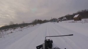 Уборка снега мотоблоком мкм-4