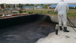 Покрытие крыши жидкой резиной
