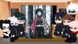 Jujutsu Kaisen React To Demon Slayer // Gacha React
