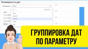 Как группировать даты в DataLens с помощью параметров в одном отчете (месяц, год). Практический урок