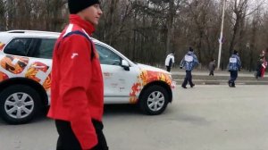 Олимпийский огонь. Новочеркасск. Баклановский пр-т.