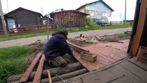 Небольшой ремонт гаража. Будни Олега.