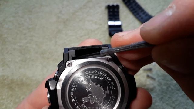 GW-9400 -замена ремешка. смотреть онлайн