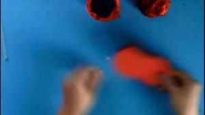 Новогодний башмачок из пластиковой бутылки.