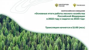 Основные итоги работы лесного хозяйства Российской Федерации в 2022 году и задачи на 2023 год