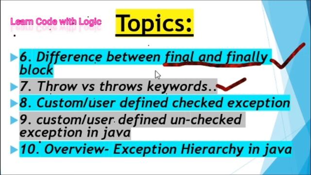 Exception Handling In Java | Exception Handling In Java With Examples|  Exception Handling Tutorial