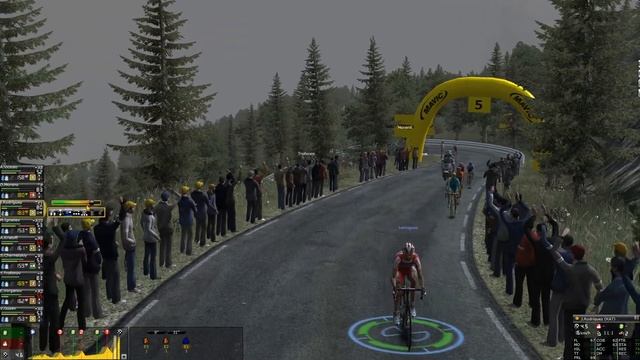 Pro Cycling Manager 2013 Alto de L'Angliru Gameplay смотреть онлайн
