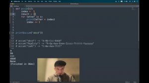 Codewars (Python?) | Mumbling | kyu7