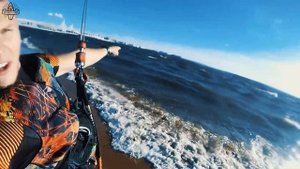 Кайтсерфинг в Спб. Переплыли фарватер Финского залива