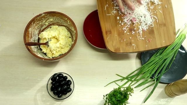 Закуска Рафаэлло с крабовыми палочками