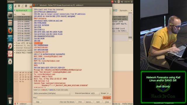 Forensics03 Network Forensics using Kali Linux andor SANS Sift Josh Brunty смотреть онлайн