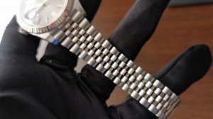 Rolex Datejust 41 mm Steel and White Gold 126334-0014 Grey dial Fluted bezel Jubilee Bracelet