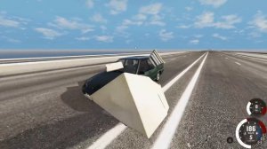 ХОЛОДИЛЬНИК МНЕ В ЛОБАШЬ! Случай НА ТРАССЕ! - BeamNg Drive