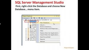 Create Database In MS-SQL Server