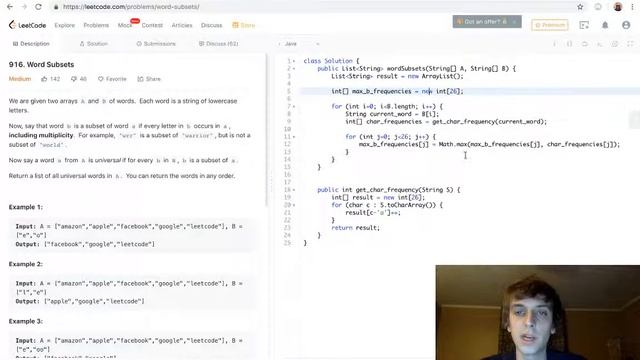 LeetCode Word Subsets Solution Explained - Java смотреть онлайн