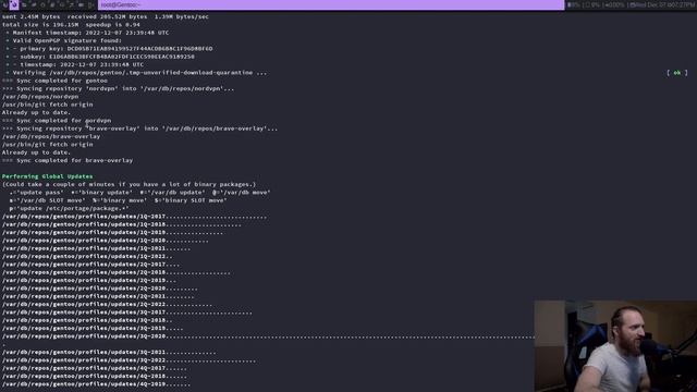 Using Git to pull down gentoo repo. смотреть онлайн