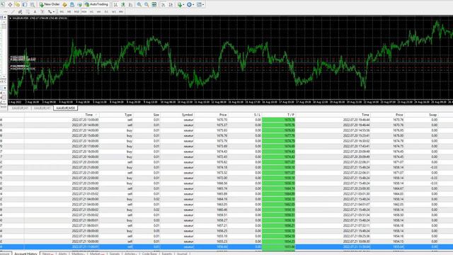 Maximizing Profit with Intra-Day using the Gold EA Trading Bot-5 Months FXCG Auto Trading Bot.