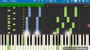 Песня из Undertale Megalovania на пианино