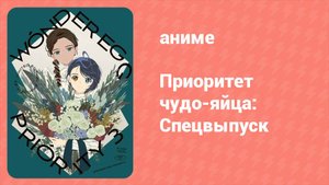 Приоритет чудо-яйца: Спецвыпуск (аниме-сериал, 2021)