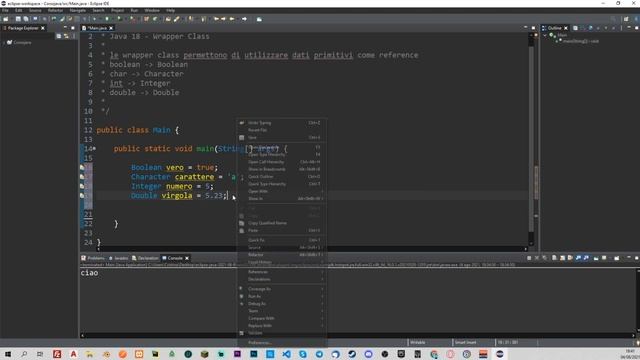 Le Wrapper Classes - JAVA TUTORIAL ITALIANO 18 смотреть онлайн