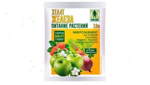 Хелат железа, Fe не менее 13,2% (Грин Бэлт), 10 г обзор 04-507