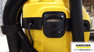 Karcher WD 2 PLUS V-12/4/18 száraz-nedves porszívó bemutató videó