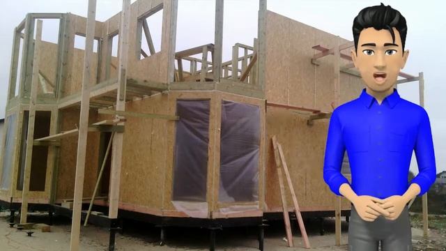 Проект двухэтажного СИП дома. Отзывы о строительстве домов Виллози Хаус. Проект 87-14 Тамарис