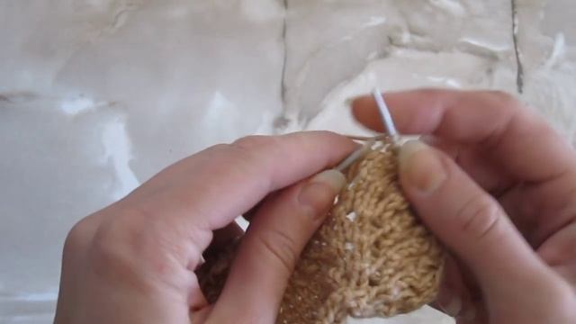 Вяжем спицами узор Ажурные волны. Уроки для начинающих смотреть онлайн