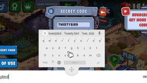 Car Eats Car 3 - Entering the promo code (Tweety Bird for 12 hours)