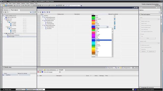WinCC Unified V17 #34: Create Time Model and Plant Object Calendar #WinCCGURU