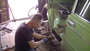 Жигули . ВАЗ 2106 кузовной ремонт . Body repair .