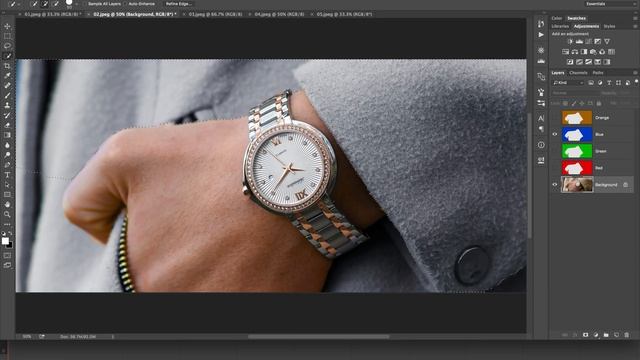 Quick Selection Tool - Photoshop CC смотреть онлайн