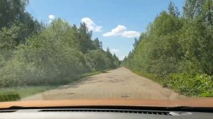 Разбитая дорога в д. Тиволино, и далее 28Н-0647 Разбитый асфальт