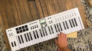 Unboxing of Arturia KeyLab Essential 49 MK3 (No Talking)