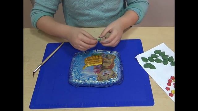 Подарок Для мамы своими руками. из соленого теста. смотреть онлайн